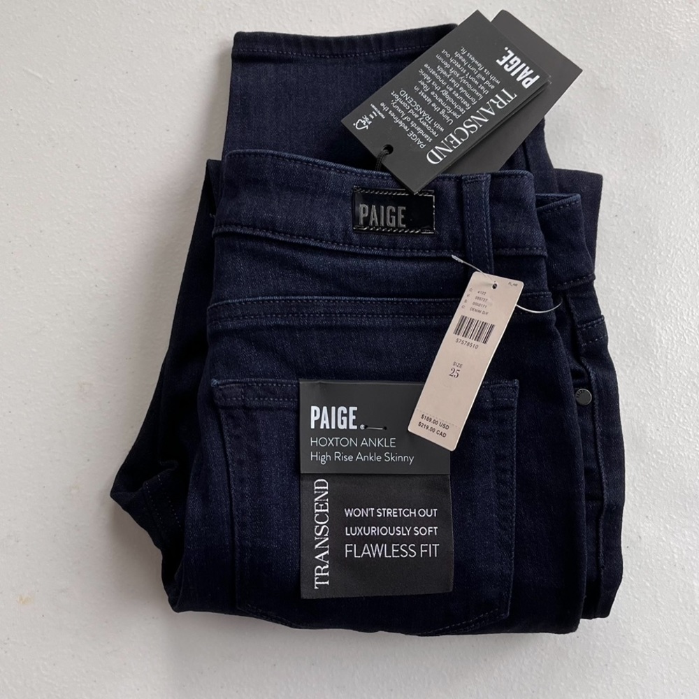 Paige Hoxton Alania High-Rise Skinny Ankle Jeans size 25 - Picture 6 of 15